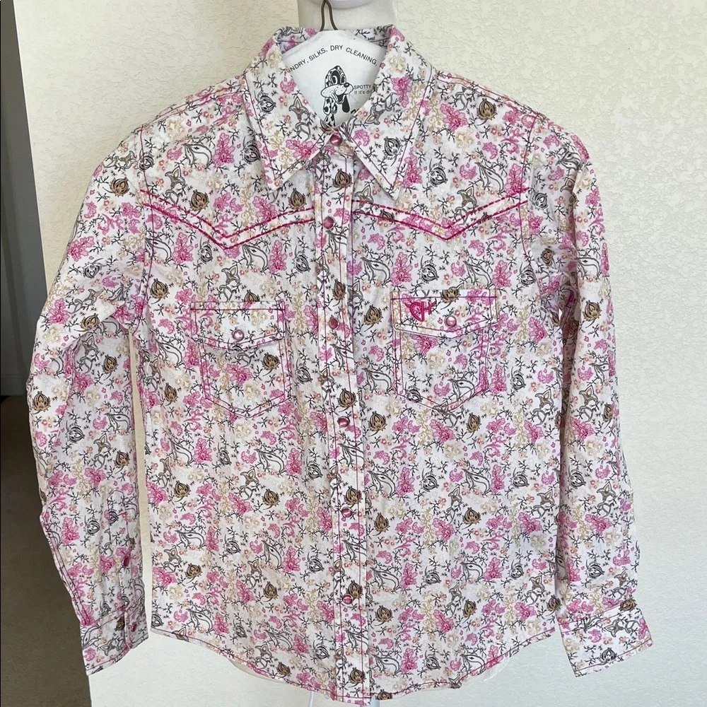 Cowgirl Hardware Girls Pearl Snap Western Shirt - Picture 1 of 4